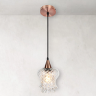 Lustre Pendente Taschibra Cristal Aisha Rigato E27 Transparen