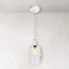 Lustre Pendente Taschibra Cristal Ali Liso E27 Transparente B