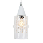Lustre Pendente Taschibra Cristal Ali Liso E27 Transparente B