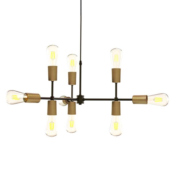 Lustre Pendente Taschibra Equilibrium Ouro E27 Bivolt