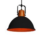 Lustre Pendente Taschibra Factory G Preto E27 Bivolt