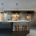 Lustre Pendente Taschibra Foccus Preto Para 4 Lâmpadas Bivolt