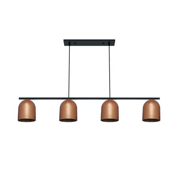 Lustre Pendente Taschibra Folk Metal E27 Bivolt Cobre