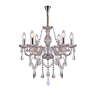 Lustre Pendente Taschibra Glam 6 Conhaque E14 Bivolt - Único