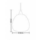 Lustre Pendente Taschibra Gothics E14 Bivolt Claro