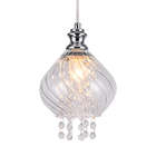 Lustre Pendente Taschibra Jelly Cristal Transparente E14 Bivo