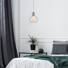 Lustre Pendente Taschibra Jelly Cristal Transparente E14 Bivo