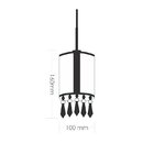 Lustre Pendente Taschibra Lille 1 Cromado G9 Bivolt