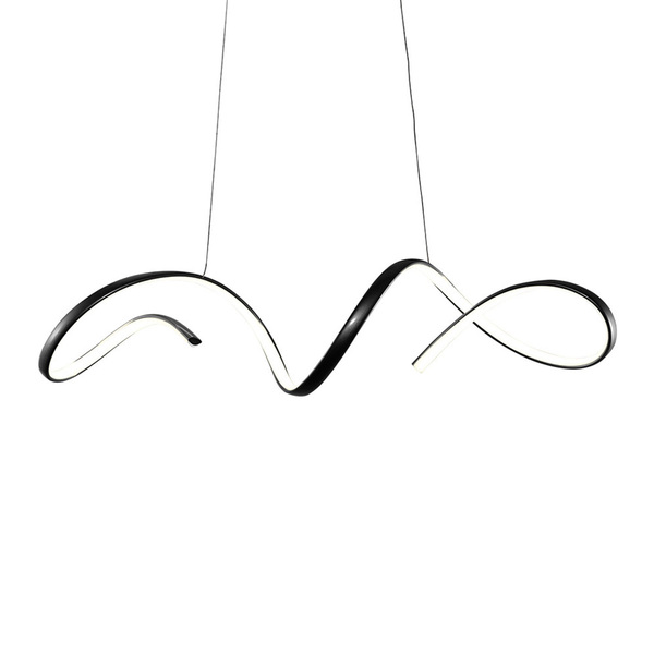 Lustre Pendente Taschibra Londres Led Bivolt Preto 3000k Luz