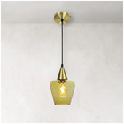 Lustre Pendente Taschibra Monalisa Boreal Conhaque E27 Bivolt