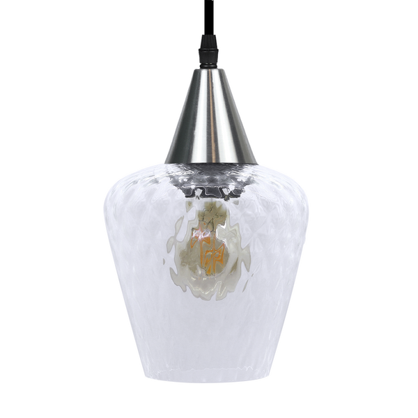 Lustre Pendente Taschibra Monalisa Boreal Transparente E27 Bi