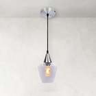 Lustre Pendente Taschibra Monalisa Boreal Transparente E27 Bi