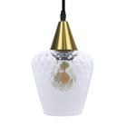 Lustre Pendente Taschibra Monalisa Boreal Transparente E27 Bi