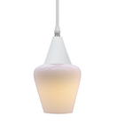 Lustre Pendente Taschibra Monalisa Branco Leitoso E27 Bivolt