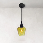 Lustre Pendente Taschibra Monalisa Conhaque E27 Bivolt Preto