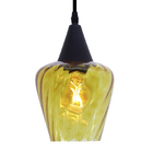 Lustre Pendente Taschibra Monalisa Conhaque E27 Bivolt Preto