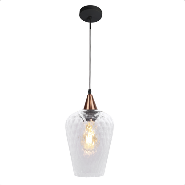 Lustre Pendente Taschibra Monalisa G Boreal Transparente E27