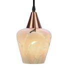 Lustre Pendente Taschibra Monalisa Murano E27 Bivolt Cobre