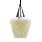 Lustre Pendente Taschibra Monalisa Murano E27 Bivolt Prata