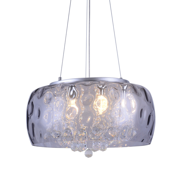 Lustre Pendente Taschibra Partenon 400 Cromado Bivolt