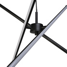 Lustre Pendente Taschibra Pole Led Bivolt Preto 3000k Luz Ama