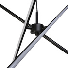 Lustre Pendente Taschibra Pole Led Bivolt Preto 3000k Luz Ama