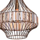 Lustre Pendente Taschibra Princess Cobre E27 Bivolt