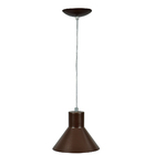 Lustre Pendente Tenesse De Alumínio Tabaco