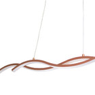 Lustre Pendente Twine COBRE Led Integrado 15w Quality Moderno