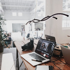 Lustre Pendente Twine PRETA Led Integrado 15w Quality Moderno