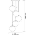 Lustre Pendente Vidro Globo Jabuticaba Balcão Cozinha Quarto