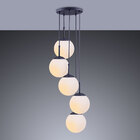 Lustre Pendente Vidro Globo Jabuticaba Balcão Cozinha Quarto