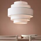 Lustre Pendente Vivare Md-4391 Cúpula Em Tecido Branca - Bivo