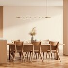 Lustre Pendente Zeep Dourado E Transparente 1xled 12w Dourado