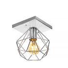 Lustre Plafon Aramado Diamante Majestoso Quadrado