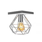 Lustre Plafon Aramado Diamante Majestoso Quadrado