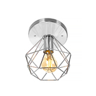 Lustre Plafon Aramado Diamante Majestoso Redondo