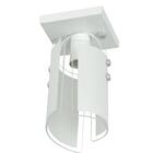 Lustre Plafon Calha Branca De Vidro