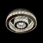 Lustre Plafon Com Cristais E Led Integrado 21w Em 3 Cores De