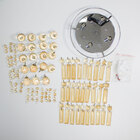 Lustre Plafon Cristal K9 Âmbar Bella Hu1102A 4g9 25cm St931