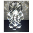 Lustre Plafon Cristal Verdadeiro K9 14 Cm De Diâmetro 20 Cm D
