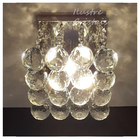 Lustre Plafon Cristal Verdadeiro K9 14x14 Cm Alt 13 Cm