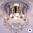 Lustre Plafon Cristal Verdadeiro K9 Redondo