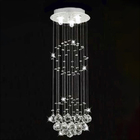 Lustre Plafon Cristal Verdadeiro K9 Redondo Bola Globo Ilustr
