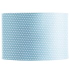 Lustre Plafon Cupula Dome 30x20cm Azul Com Bolinha