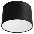 Lustre Plafon Cupula Dome 30x20cm Magnífico Preto