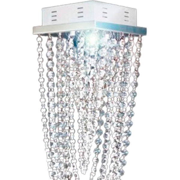 Lustre Plafon De Cristal Legítimo Véu De Noiva 60cm E27