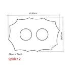 Lustre/plafon Duplo Infantil Homem Aranha Teia Luminária Supe