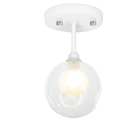 Lustre Plafon Harmony Branco 23x14 Cm