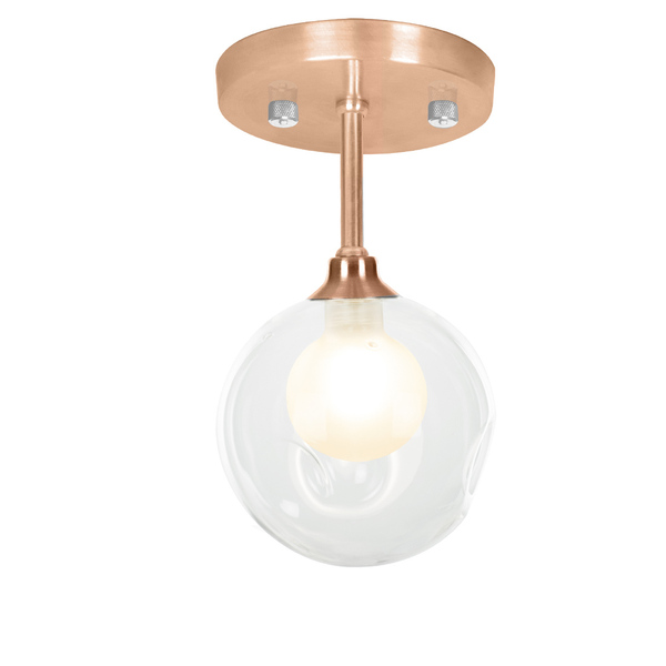 Lustre Plafon Harmony New Cobre 23x14 Cm